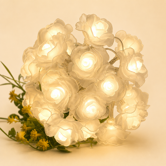 Rose Flower LED String Lights