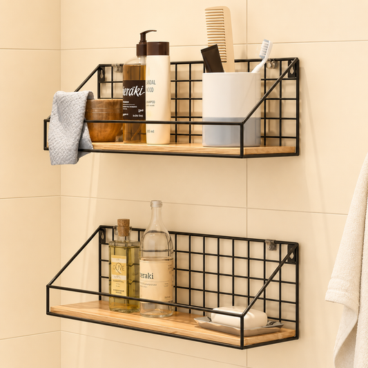 Metal Storage Shelf for Bathroom & Kitchen
